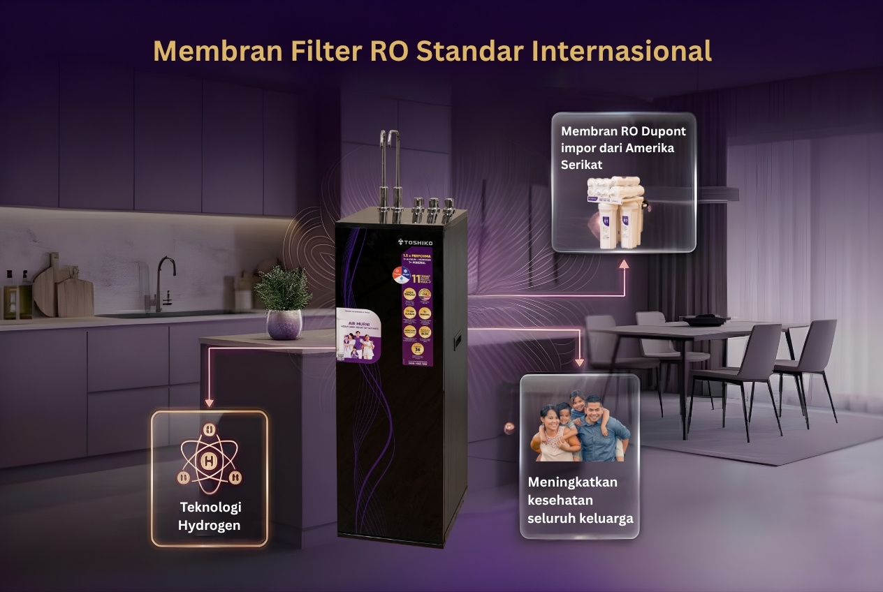 Water Purifier RO Panas Dingin Toshiko P2