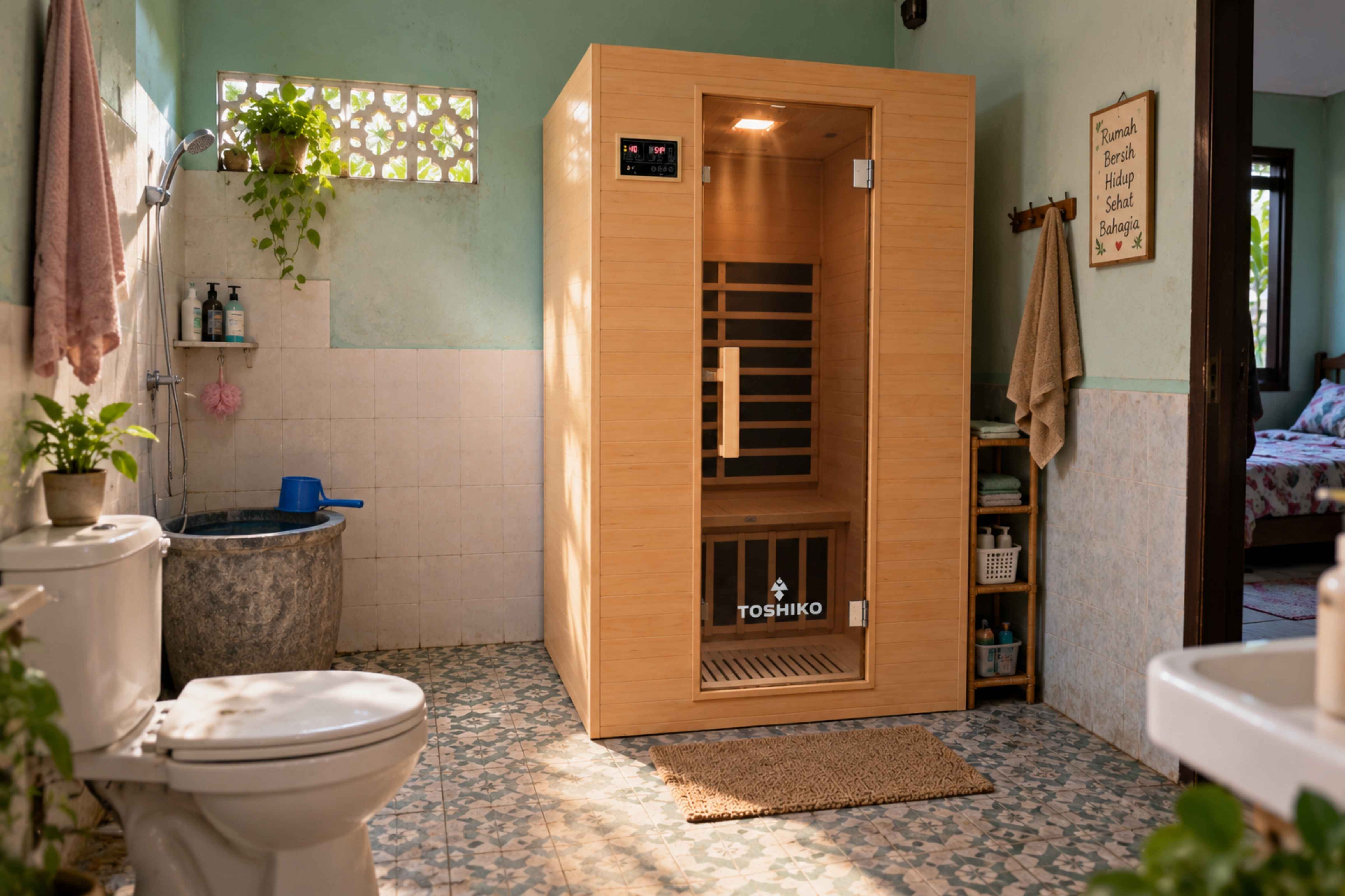 Kotak Sauna Kering Premium Toshiko S2